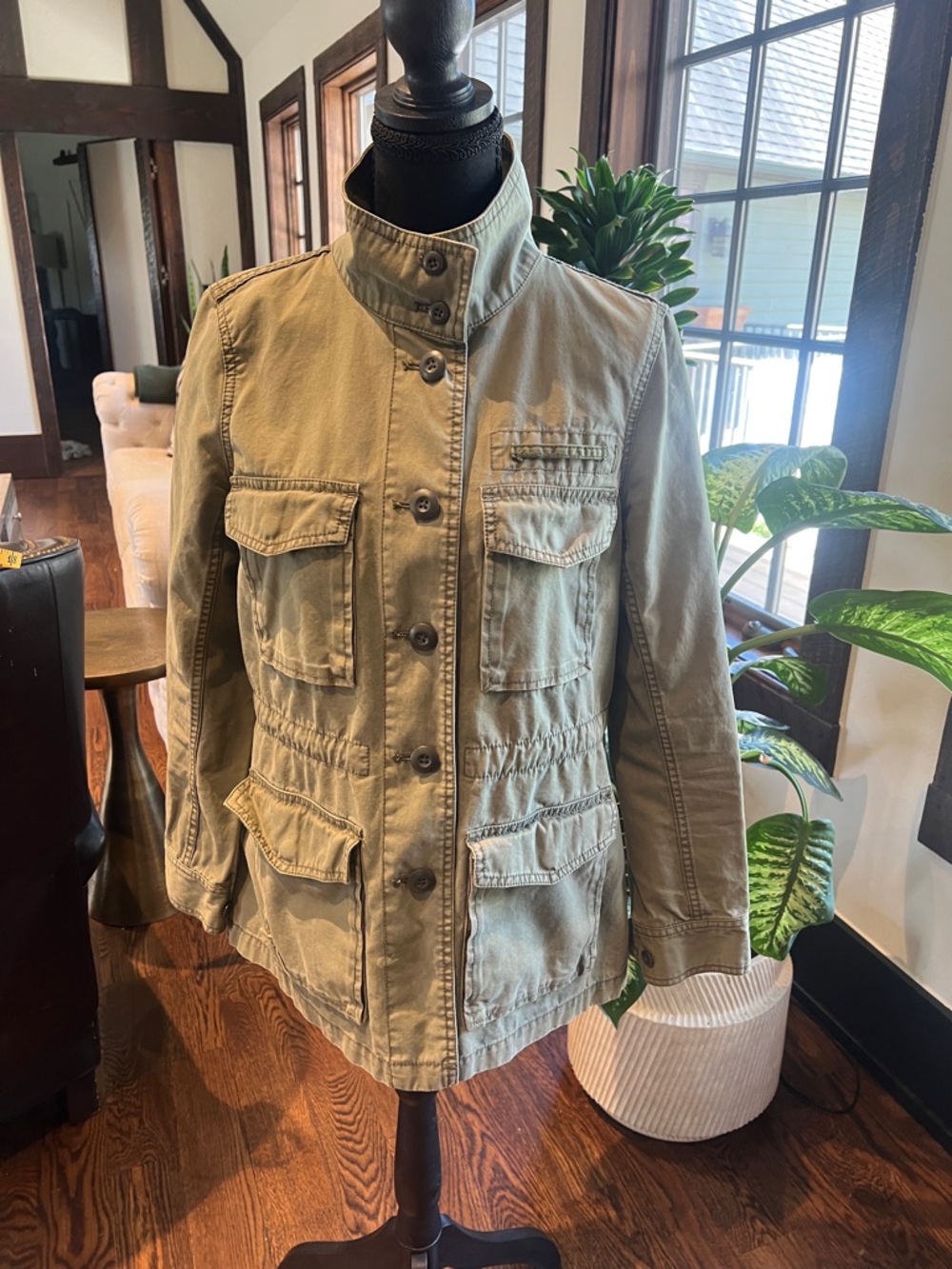 Madewell Olive Utility Field Jacket
